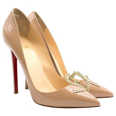 Christian Louboutin Nude Sex Heels Us 9 For Sale At 1stdibs