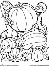 Coloring Pumpkin Preschoolers Maternelles Fiches Travail Mandalas Leaf Dibujos Scarecrow sketch template