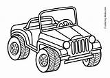 Jeep Coloring Pages Kids Clipart Printable Drawing Color Book Transportation Road Print Colouring Toyota Land Preschool Truck Jeeps Cars Sheets sketch template