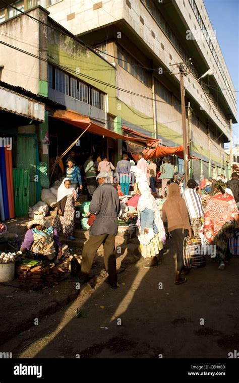 merkato  addis ababa  largest market  africa  ethiopia stock photo alamy