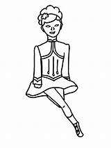 Irish Coloring Pages Dance Popular Colouring sketch template