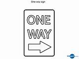 Signs Sign Traffic Way Pages Coloring Kids Printable Road Colouring Street Drawing Colour Direction Safety Print Nz Getdrawings Printablee sketch template