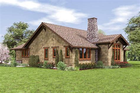 rustic craftsman home plan  architectural designs house plans