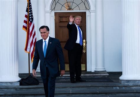 trump meets with romney as he starts to look outside his inner circle