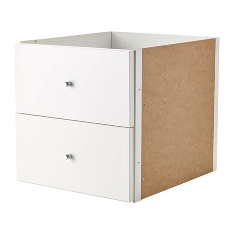 kallax insert with 2 drawers white ikea