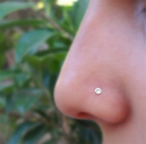 rhinestone stud nose ring country wind  store powered  storenvy