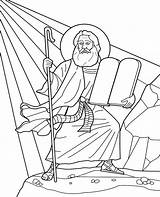 Moses Commandments Kolorowanka Kolorowanki Wydruku Mojżesz Religijne Dekalog Coloringonly Noego Arka Lent Dobry Przykazań Commandment Druku sketch template