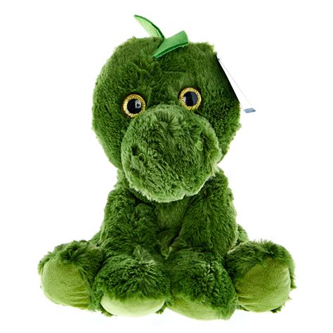buy green dinosaur soft toy  gbp  card factory uk