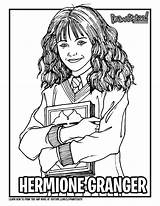 Hermione Granger Hermine Ausmalbilder Weasley Drawittoo sketch template