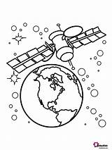 Satellite Outer Orbiting Bubakids Satelites sketch template