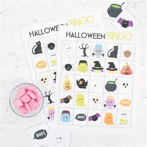 halloween bingo  printable pretty providence