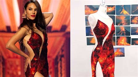 Catriona Gray S Iconic Lava Gown By Mak Tumang At Miss Universe 2018