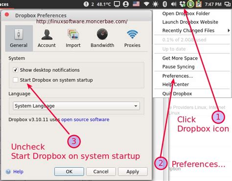install dropbox  linux  sync  ubuntu pc linuxguicom