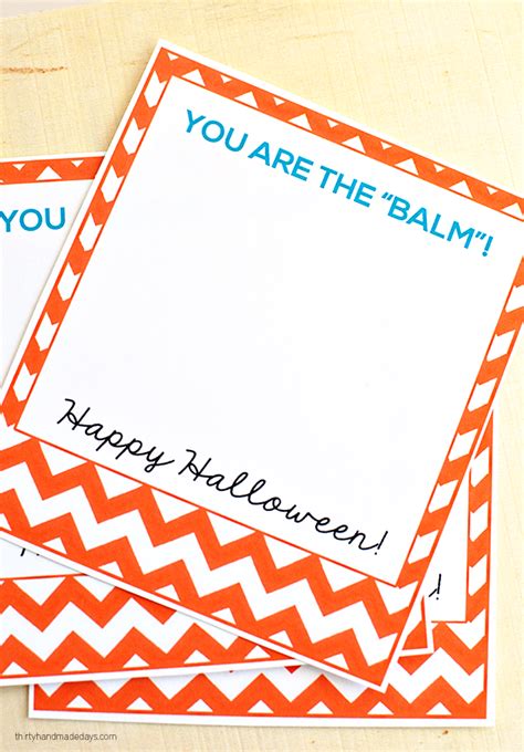 youre  balm halloween printables