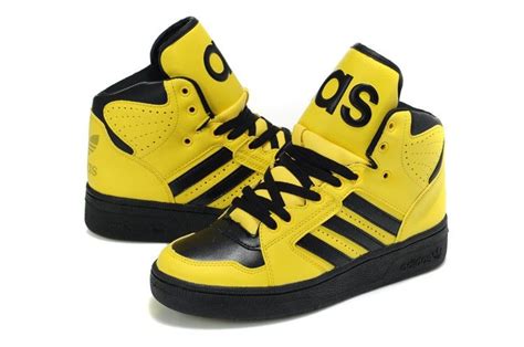 adidas yellow sneakers yellow shoes yellow black black shoes high top sneakers adidas