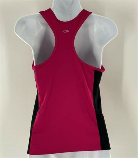 Champion Athletic Racerback Built In Bra Red Fitness Tank Top Women