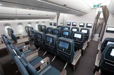 cathay pacific airbus   premium economy seating layout