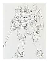 Tallgeese 00ms Gundam sketch template
