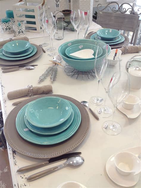 service de table turquoise vaisselle vente de mobilier de jardin art table dinner sets