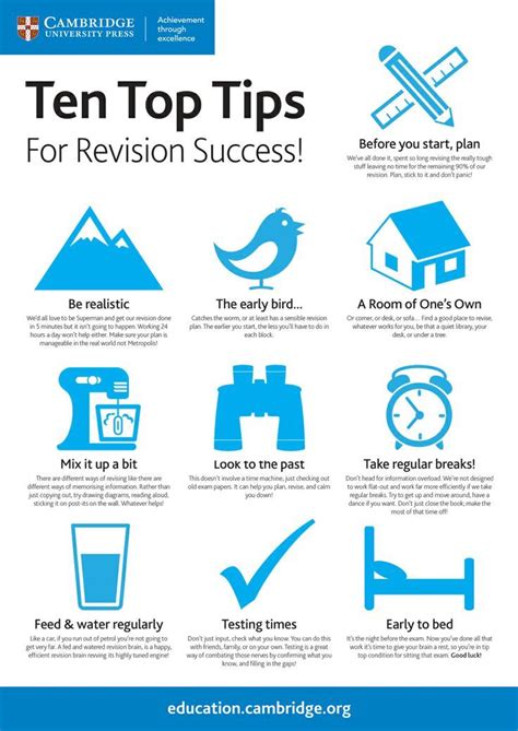 tips  revision success revision tips study skills study techniques