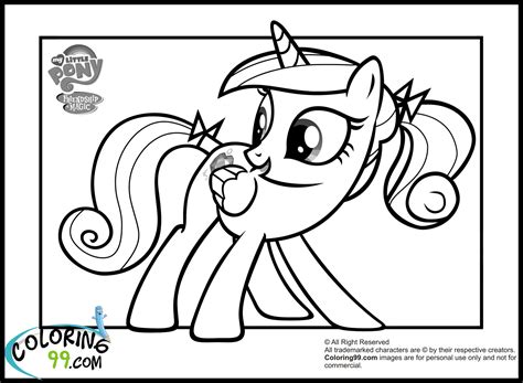 princess cadence coloring pages team colors