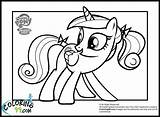 Pony Coloring Little Princess Pages Cadence Wedding Color Cadance Cartoon Colouring Young Book Sheets Princesses Printable Getcolorings Fun Minister Friendship sketch template