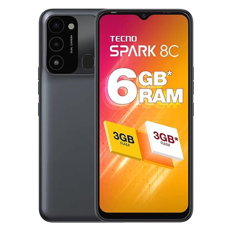 buy  tecno spark  kgk dual sim  smartphone gb ram gb  black  uae
