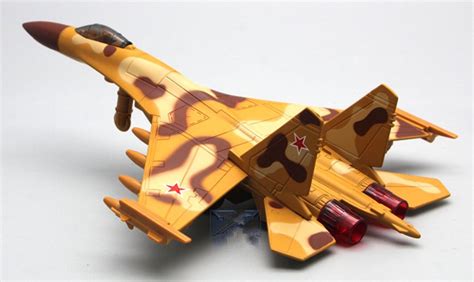 Sukhoi Su 35 Fighter Jet Model With Light Sound And Recoil Propeller Alloy