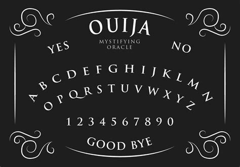 ouija board  vector art  vecteezy