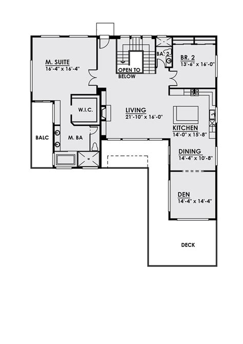 inverted living contemporary style house plan  house plans contemporary style homes