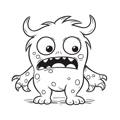 coloring monster pages monster coloring page cartoon coloring pages