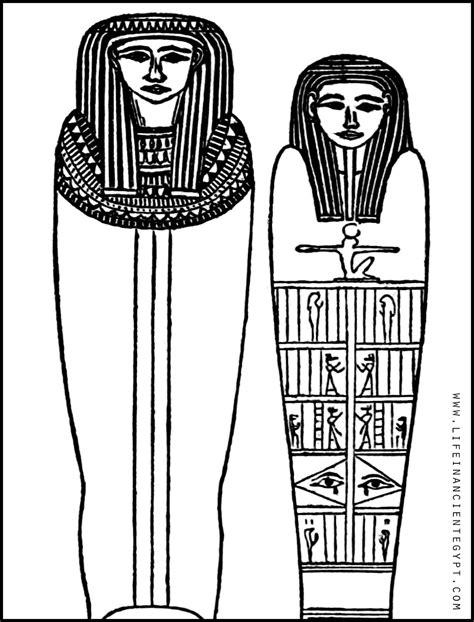 sarcophagus template printable  printable word searches