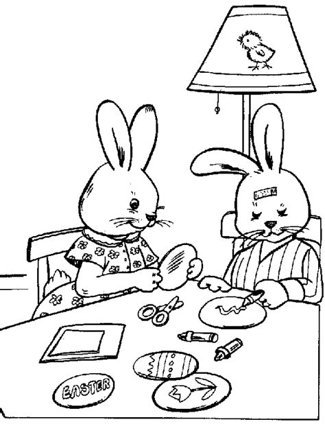 kids page transmissionpresseaster bunny family coloring pages