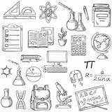 School Coloring Pages Supplies Symbols Kids Printable sketch template