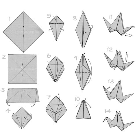 beautifull simple origami crane terbaru