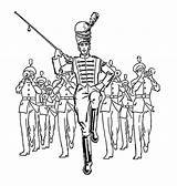 Marching Band Clipart Drum Major Clip Coloring School Parade High Pages Cartoon Sketch Library Cliparts Majors Drawing Collection Colouring Kids sketch template