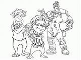 Planet 51 Coloring Pages Characters Popular Little Big Coloringhome sketch template