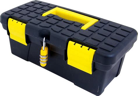 small portable lockable box     lock box  handle  combination lock