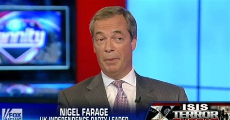 Nigel Farage Tells Fox News S Sean Hannity That Britain Should Combat