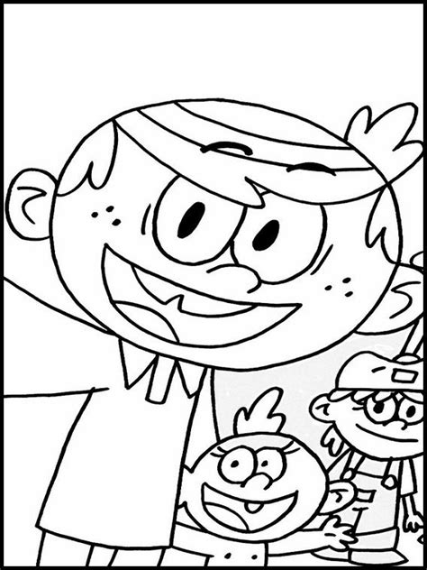printable coloring pages  kids  loud house   coloring