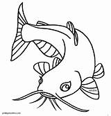 Catfish Tattoo Literacy sketch template