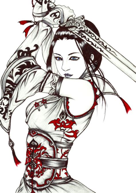 kick ass illustrations of warrior women vexels blog
