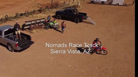 drone shot dirt bike practice  nomads race track youtube