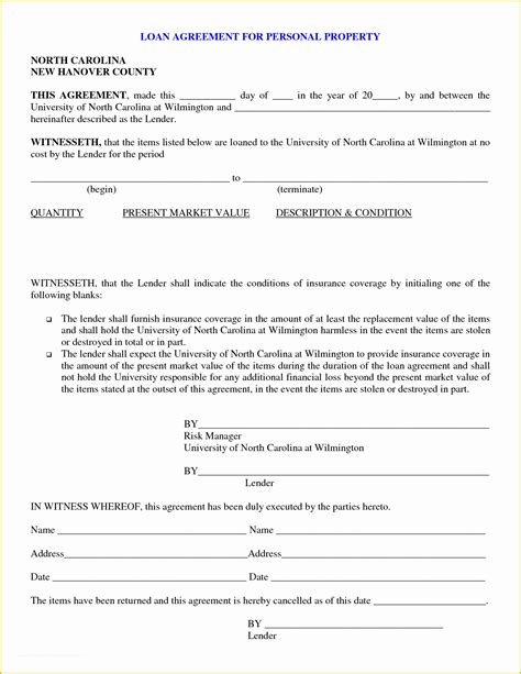 family loan agreement template    printable personal loan