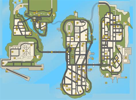 Mapa Grand Theft Auto Encyclopedia Gta Wiki Gta Iii Vice City