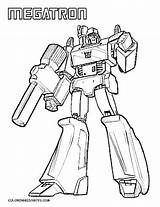Megatron Transformers Coloring Pages sketch template