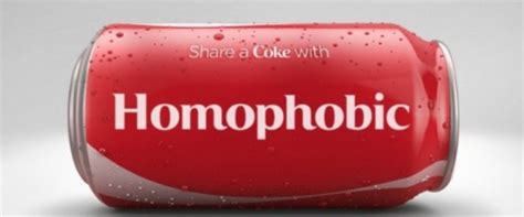 coca cola no te permite añadir la palabra gay a tu lata cromosomax