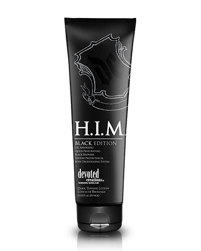 Him™ Black Edition™ Indoor Tanning Lotion By Devoted Creations™ Him™ Line