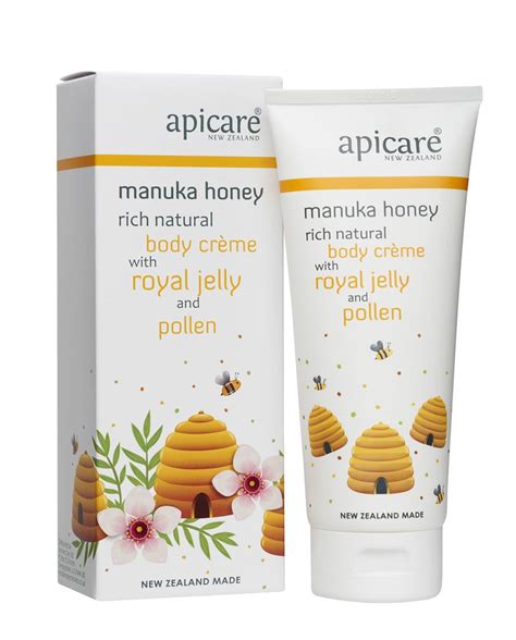 royal jelly pollen rich natural body creme natural healing honey skin care   zealand
