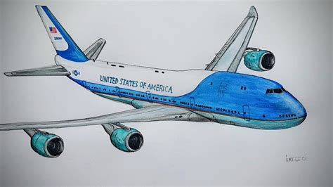 air force  boeing drawing timelapse boeing  plane drawing